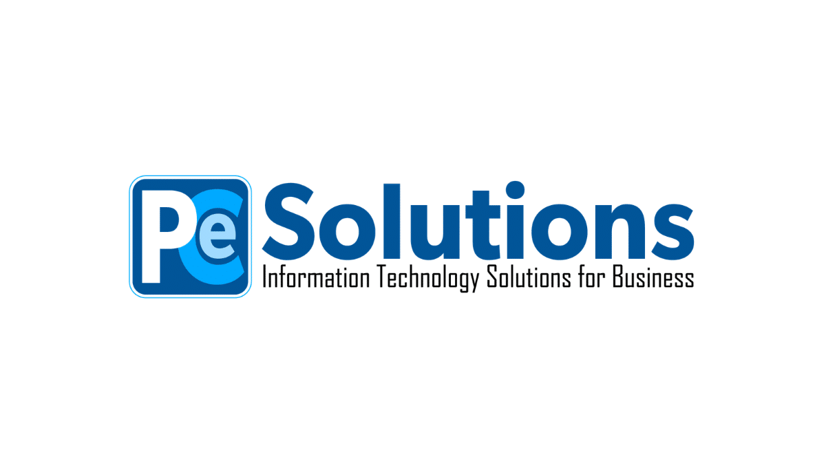 Pcesolutions logo on a white background